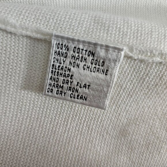 Talbots Knit Double Breast Ivory & Navy Blazer Stripe Cotton Midi Dress Set - Picture 3 of 12